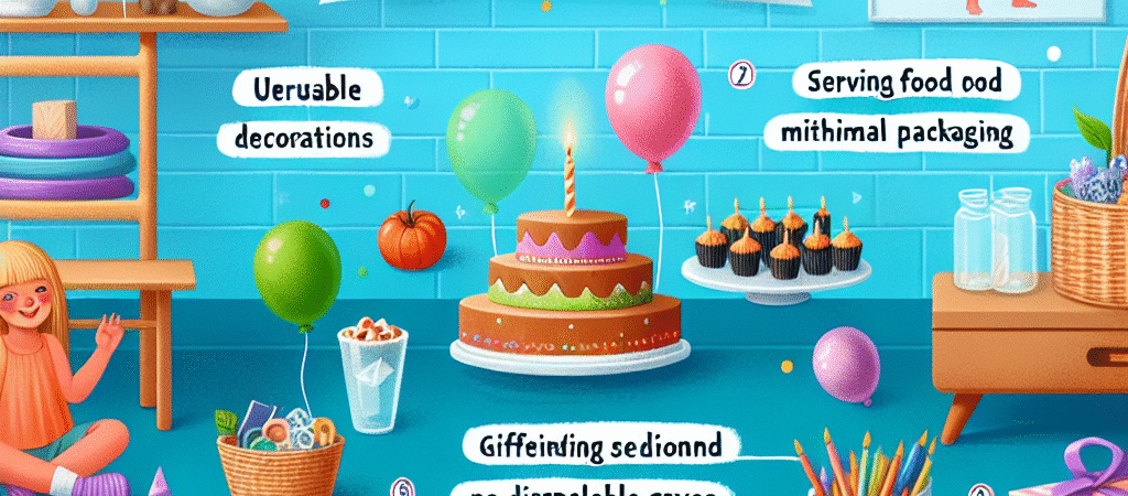 Comment organiser un anniversaire d’enfant 100 % zéro déchet ?