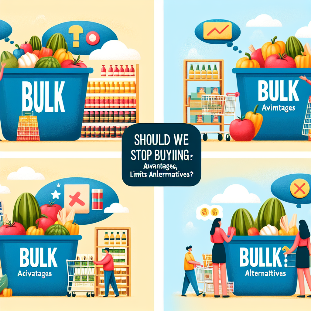 Faut-il arrêter d’acheter en vrac ? Avantages, limites et alternatives
