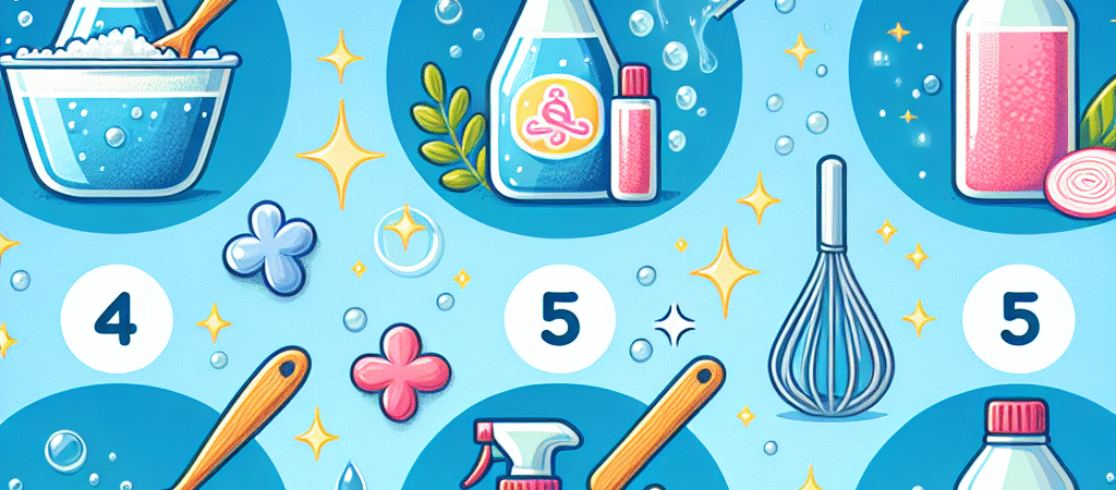 5 recettes de produits d’entretien avec seulement 3 ingrédients