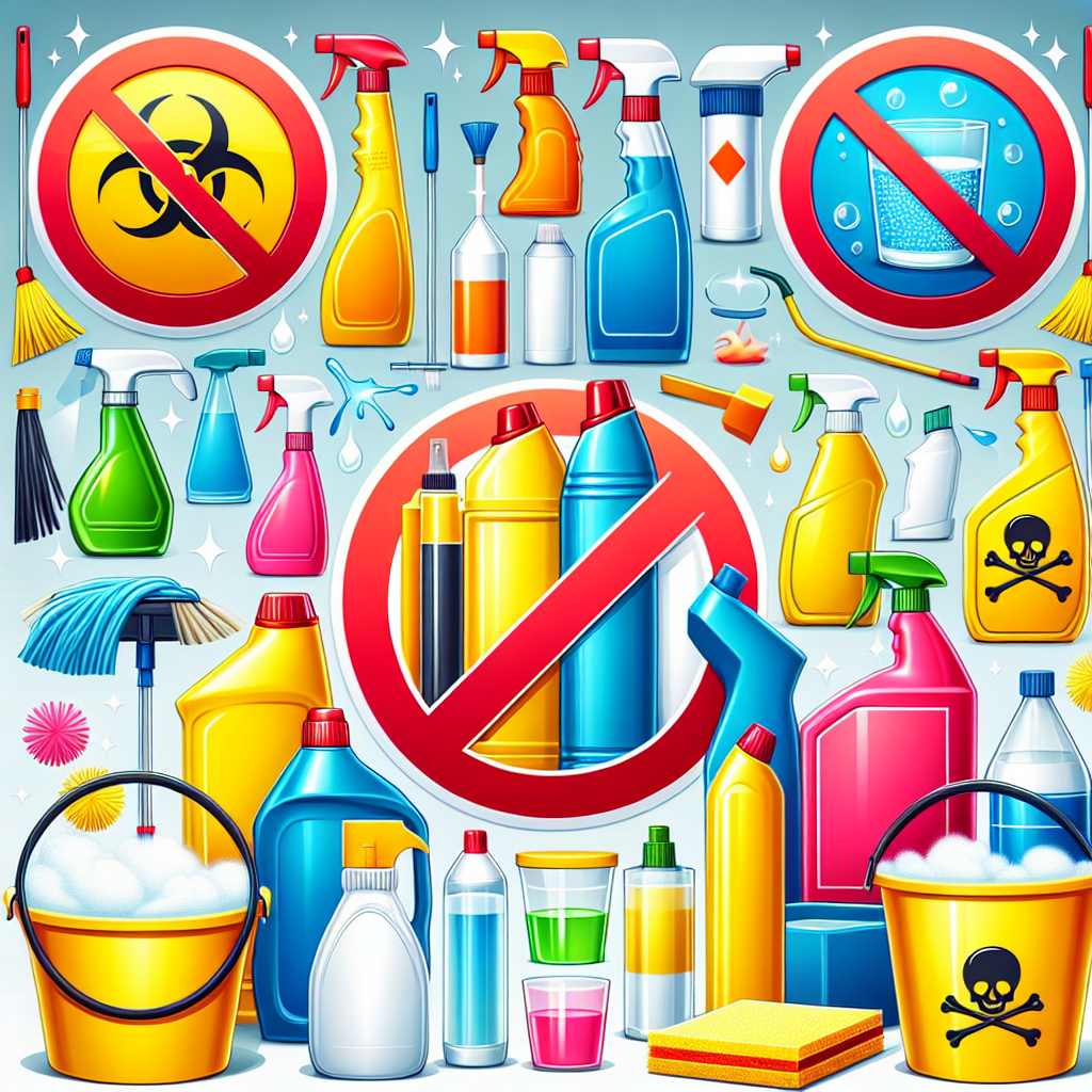 Quels produits ne pas mélanger quand on fait son ménage maison ?